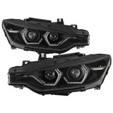 Spyder Signature BMW 320i/320i xDrive/328d/328i/335i 13-14 Black Projector Headlights