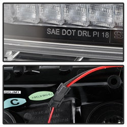 Spyder Jeep Wrangler 2018-2021 / Jeep Gladiator 2020-2021  Full LED Front Bumper Lights - Sequential Signal - Black