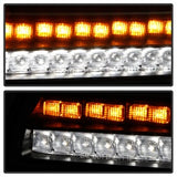 Spyder Jeep Wrangler 2018-2021 / Jeep Gladiator 2020-2021  Full LED Front Bumper Lights - Sequential Signal - Black