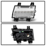 Spyder Jeep Wrangler 2018-2021 / Jeep Gladiator 2020-2021 (LED Model Only) Full LED Front Bumper Lights - Sequential Signal - Chrome