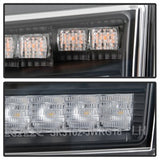 Spyder Jeep Wrangler 2018-2021 / Jeep Gladiator 2020-2021 (LED Model Only) Full LED Front Bumper Lights - Sequential Signal - Black