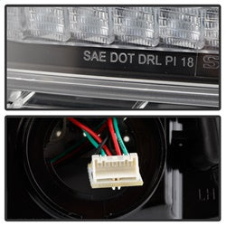 Spyder Jeep Wrangler 2018-2021 / Jeep Gladiator 2020-2021 (LED Model Only) Full LED Front Bumper Lights - Sequential Signal - Black