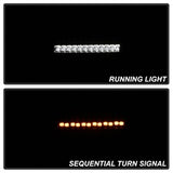 Spyder Jeep Wrangler 2018-2021 / Jeep Gladiator 2020-2021 (LED Model Only) Full LED Front Bumper Lights - Sequential Signal - Black