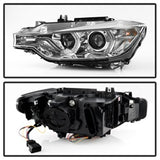 Spyder Signature BMW 320i/328d/328i/335i 12-14 Chrome Projector Headlights