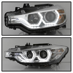 Spyder Signature BMW 320i/328d/328i/335i 12-14 Chrome Projector Headlights