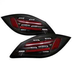 Spyder Porsche Boxster/Cayman 09-12 Black LED Tail Lights w/Sequential Signal