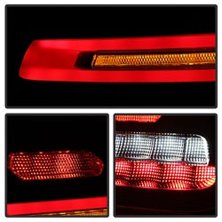 Spyder Porsche Cayenne 11-14 Black LED Tail Lights w/Sequential Signal