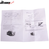 2004-2014 Nissan Titan Black Grey Running Board Bracket Aluminum