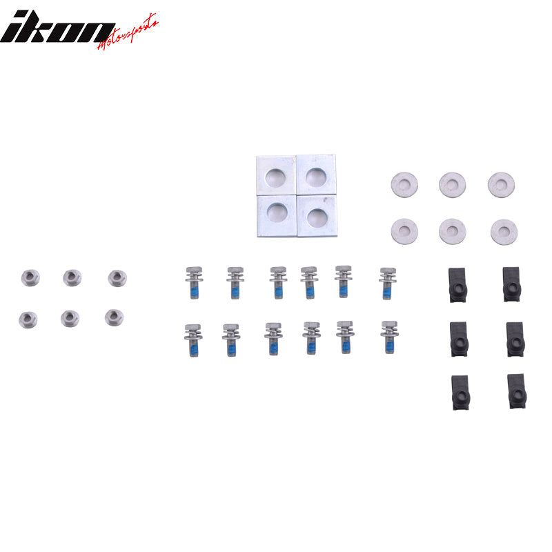 Fits 07-14 Sierra Double Cab Running Board White LED + Bracket