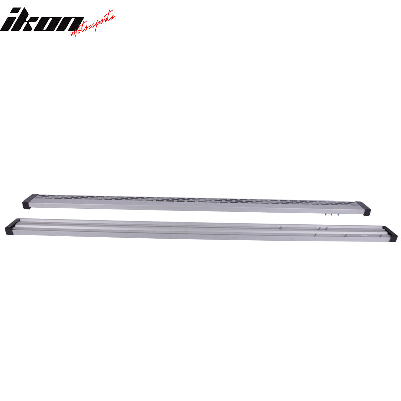 2004-2014 Nissan Titan Black Grey Running Board Bracket Aluminum