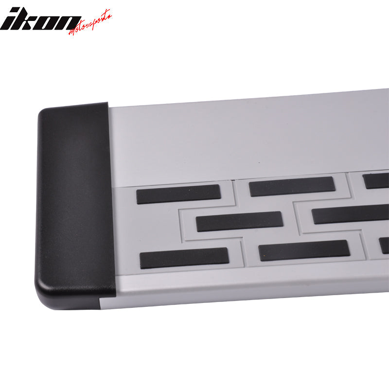 2004-2014 Nissan Titan Black Grey Running Board Bracket Aluminum