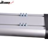 Fits 07-14 Sierra Double Cab Running Board White LED + Bracket