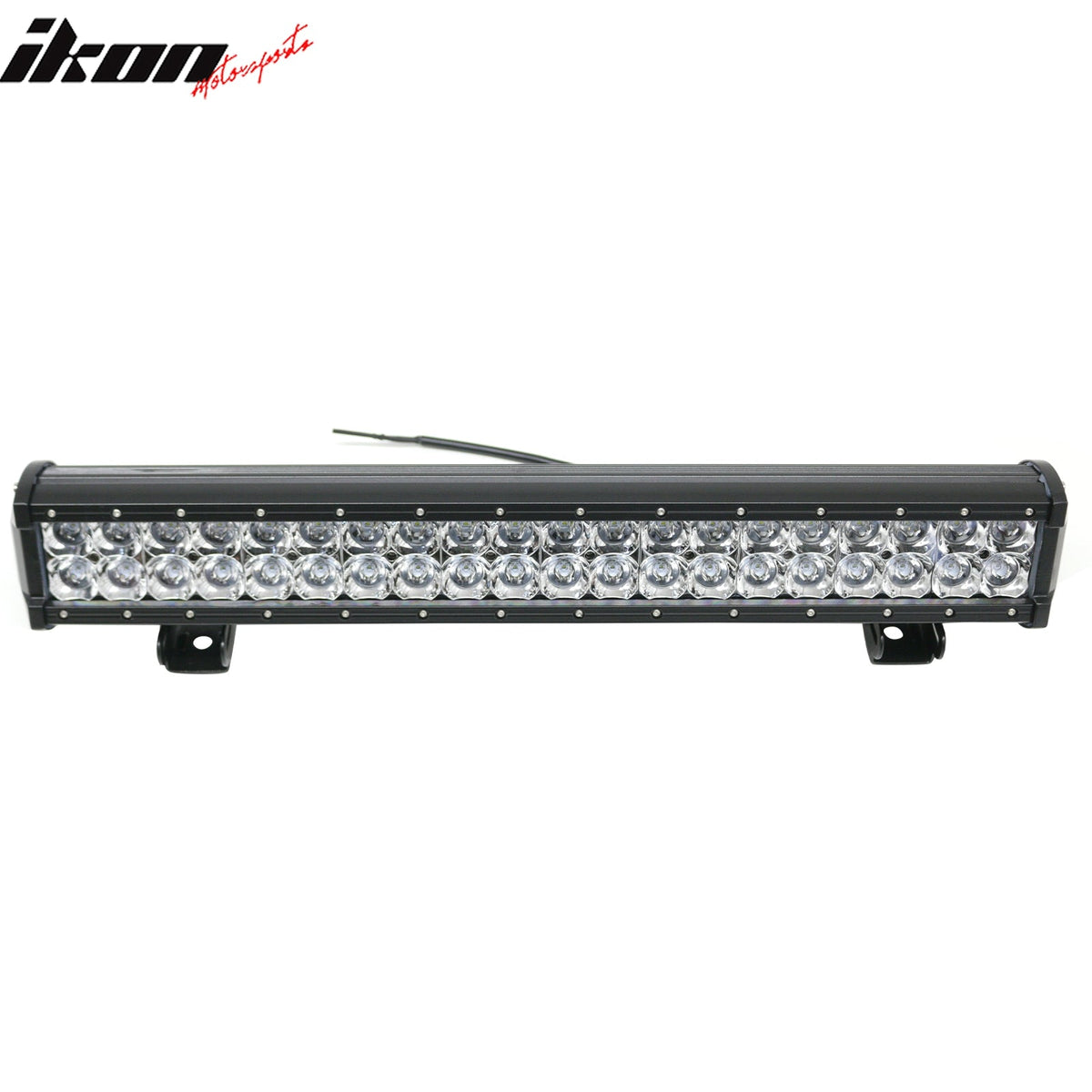 21" 120W 40 LED 2 Row 8 Degree Spot LED Work Light Bar Spot Flood Combo Truck SUV ATV Off Road For Universal Black