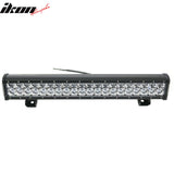 21" 120W 40 LED 2 Row 8 Degree Spot LED Work Light Bar Spot Flood Combo Truck SUV ATV Off Road For Universal Black
