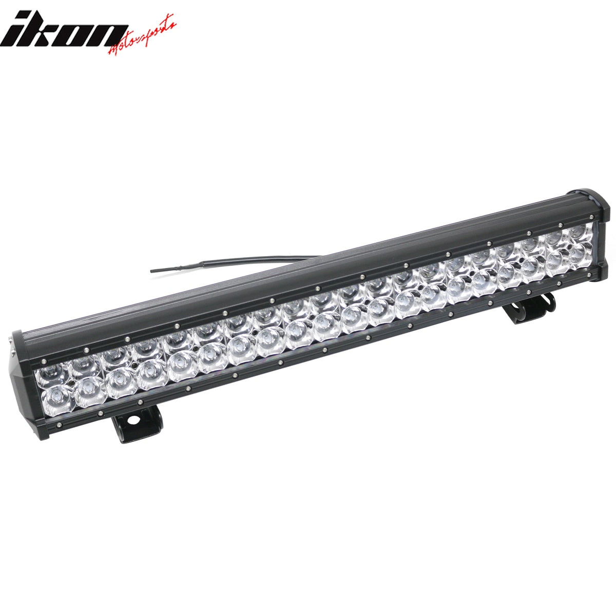 21" 120W 40 LED 2 Row 8 Degree Spot LED Work Light Bar Spot Flood Combo Truck SUV ATV Off Road For Universal Black