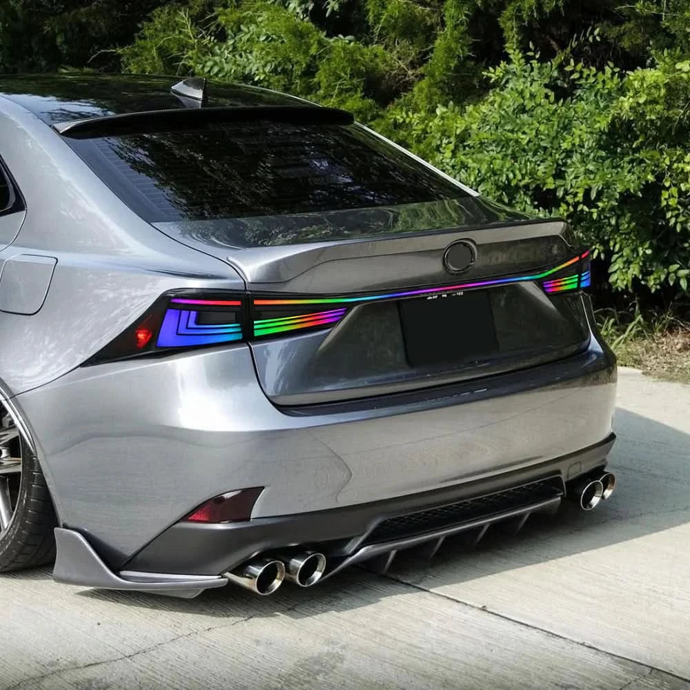 NTXGlow RGB Tail Lights 2014-2021 Lexus IS250 IS300 IS350 IS500