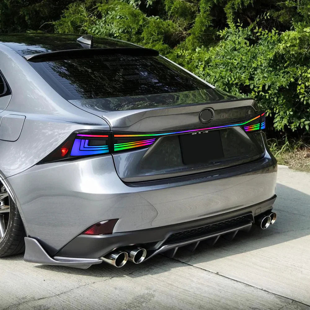 NTXGlow RGB Tail Lights 2014-2021 Lexus IS250 IS300 IS350 IS500 IS200t