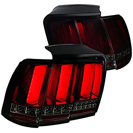 Spec-D LED Tail Lights Ford Mustang SN95 (99-04) Sequential Optional - Clear / Black / Red / Smoked