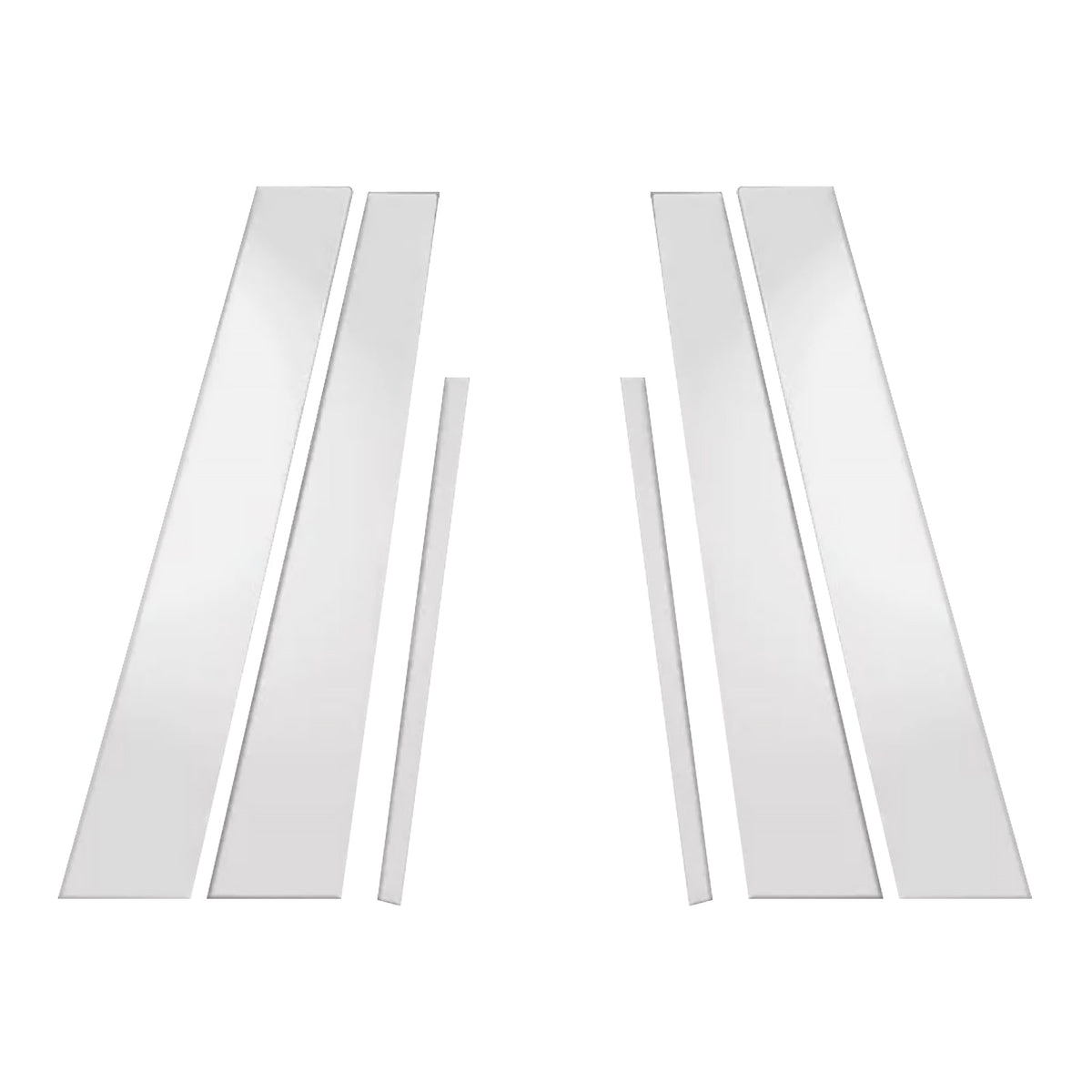 Window Pillar Post Trims for Lexus IS250 IS350 Sedan 2006-2013 Chrome 6PCS