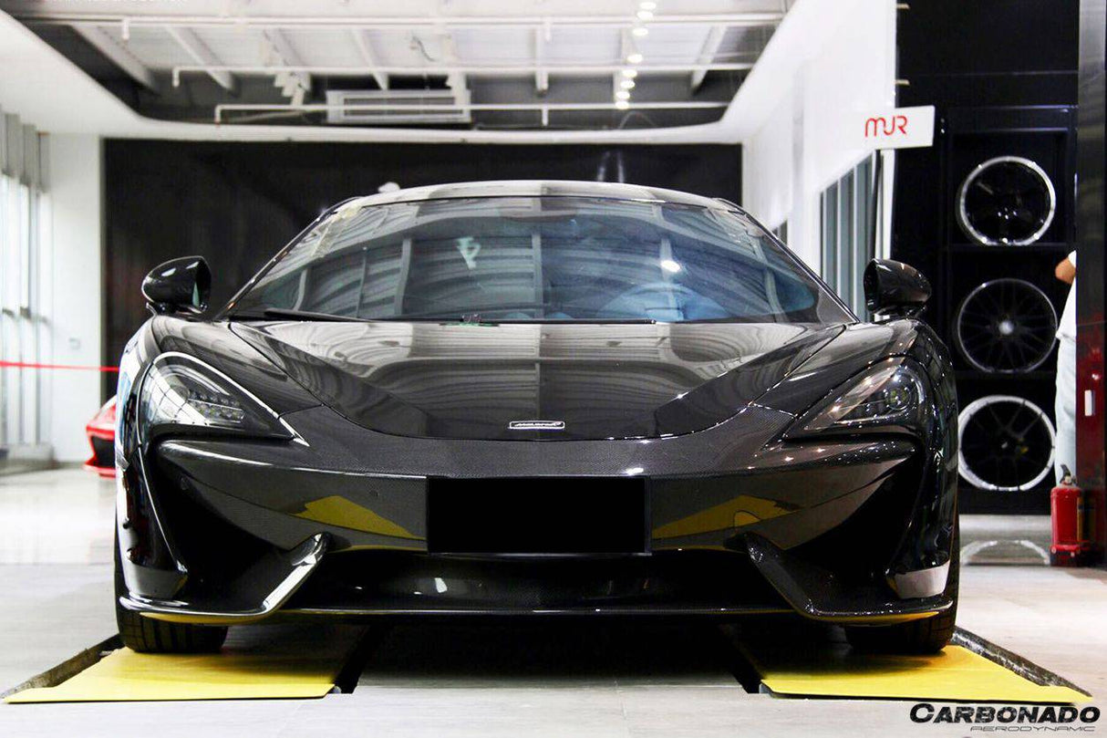 2015-2020 McLaren 540C 570S 570GT OEM Style Carbon Fiber Front Bumper Lip