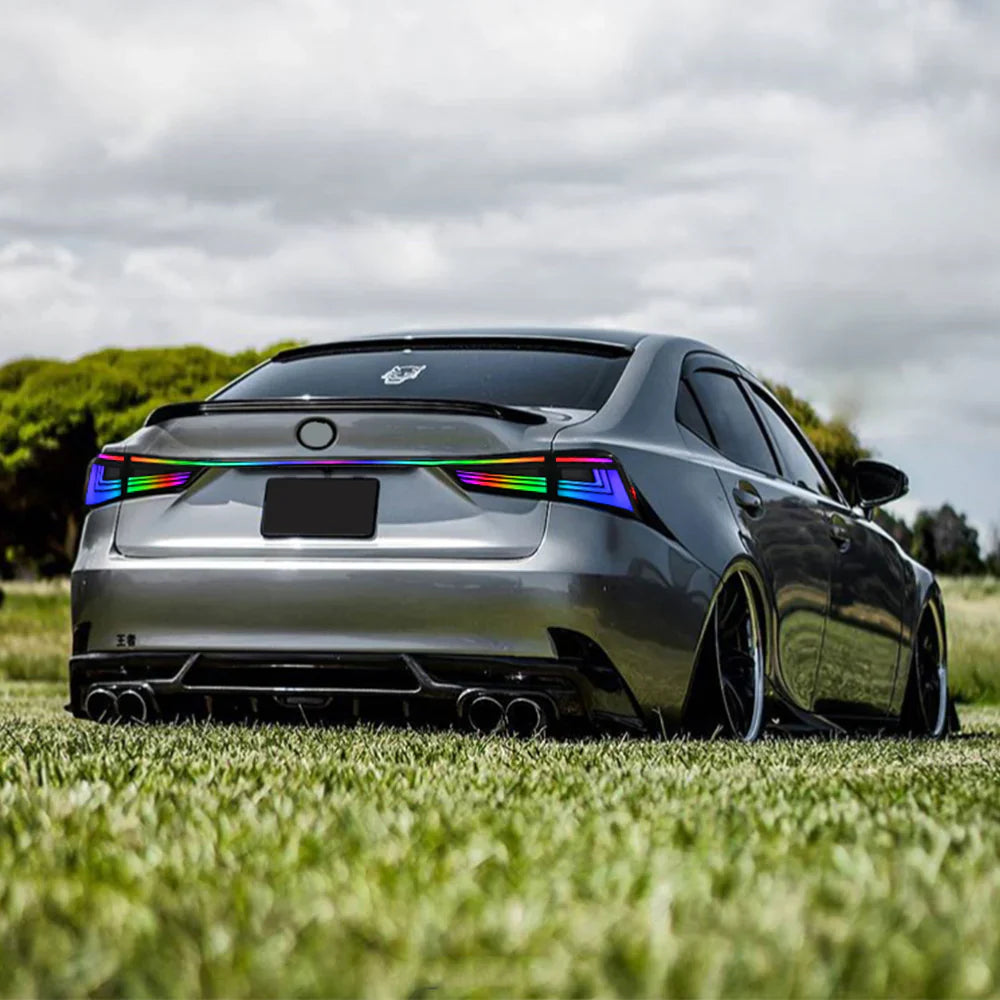 NTXGlow RGB Tail Lights 2014-2021 Lexus IS250 IS300 IS350 IS500 IS200t