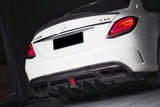 2015-2021 Mercedes Benz W205 C63 S AMG Sedan IMP Performance Carbon Fiber Rear Diffuser