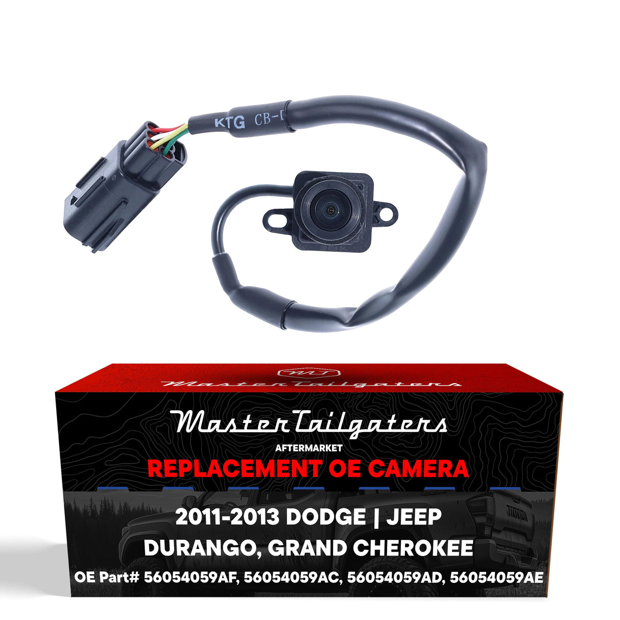 Dodge Durango / Jeep Grand Cherokee (2011-2013) OEM Replacement Backup Camera OE Part # 56054059AC, 56054059AD, 56054059AE, 56054059AF