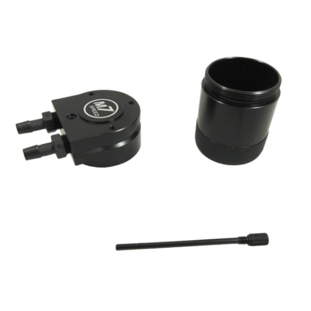M7 Speed R55-R59 Mini Cooper Oil Catch Can Kit N18B Engine | Black Hoses