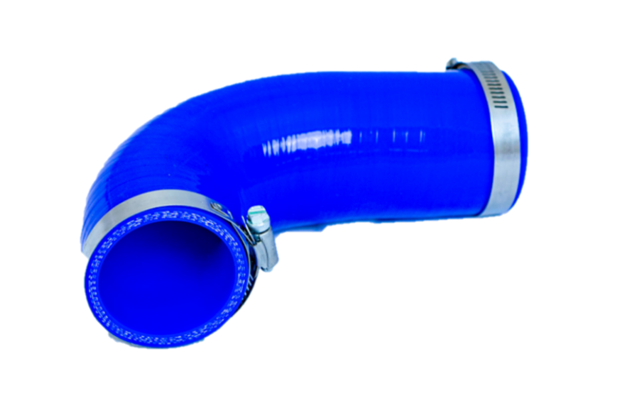 M7 Speed R56 Mini Cooper Lower Cold Side Intercooler Elbow | Blue