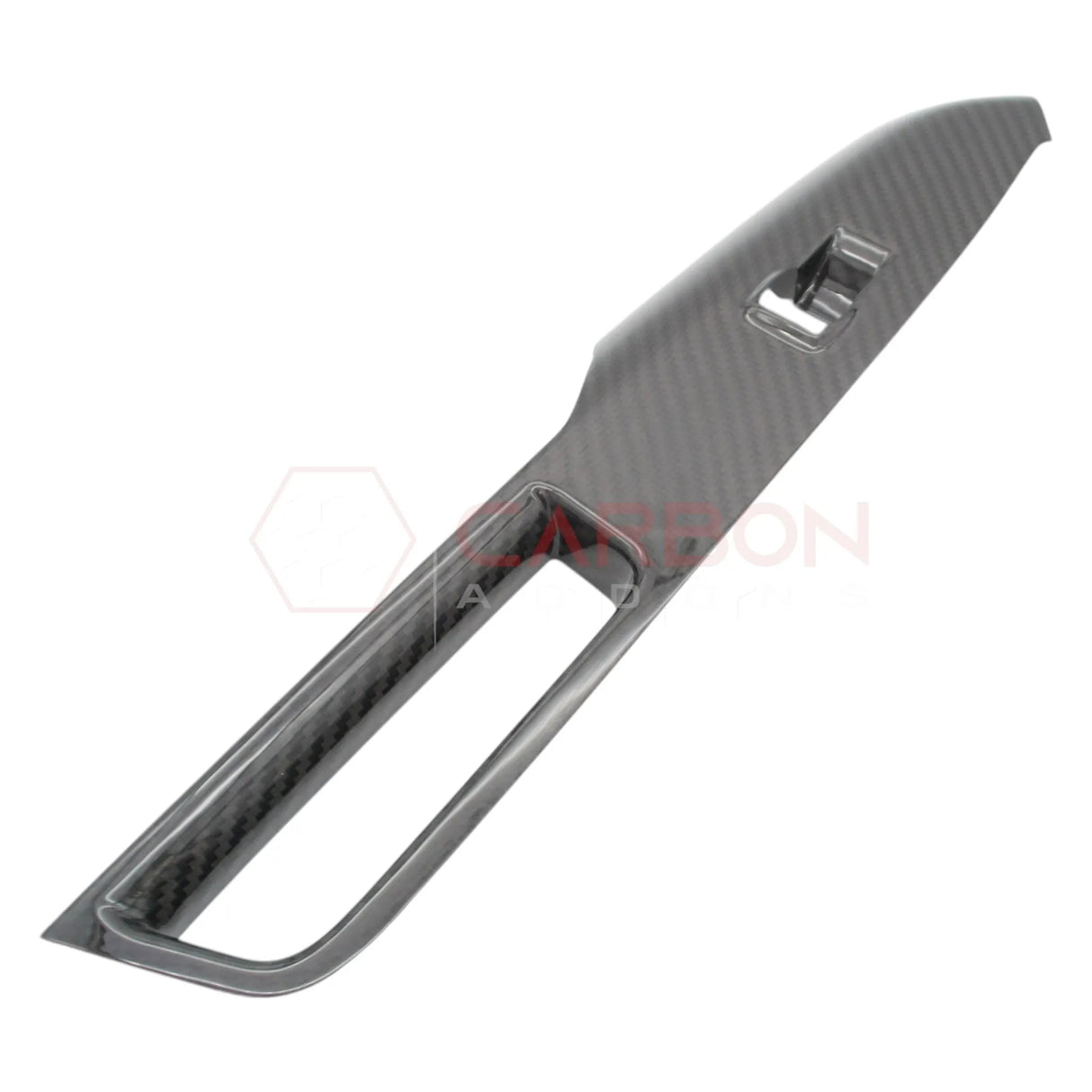 2024+ S650 Mustang Hard Carbon Fiber Window Switch Control Trim Cover | V2