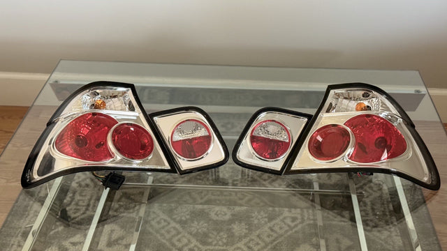 BMW 3-Series Limo E46 Sedan Chrome Taillights Set (1998–2001) *READ DESCRIPTION