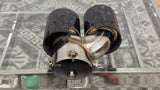 BMW 2/3/4 Series Forged Carbon Fiber Dual Muffler Tips (2019+)*READ DESCRIPTION