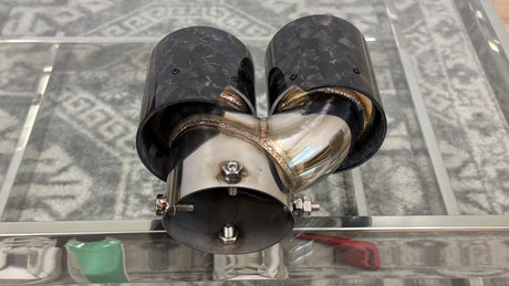 BMW 2/3/4 Series Forged Carbon Fiber Dual Muffler Tips (2019+)*READ DESCRIPTION