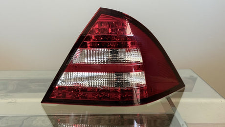MERCEDES BENZ C-CLASS W203 LED Red/Clear Taillights (2001-2004) READ DESCRIPTION