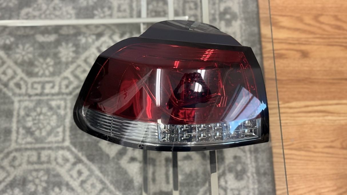 VW Golf MK6 GTI SMOKED Red LED Tail Lights 2008-2014 *READ DESCRIPTION
