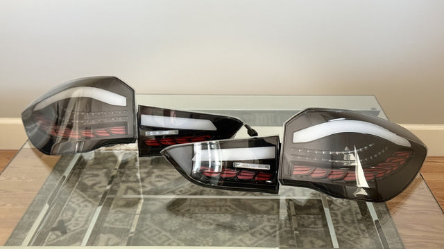 BMW X1 F48 GTS Style RED/BLACK LED Tail Lights (2016–2021) *READ DESCRIPTION