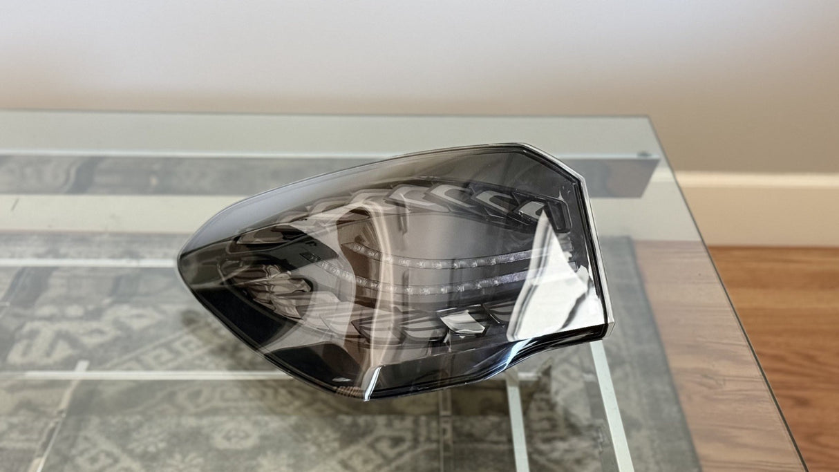 BMW X1 BLACK Dragon Scale Style LED Taillights (2016–2021) *READ DESCRIPTION