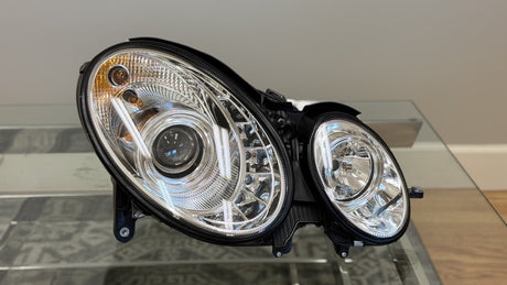 Mercedes Benz E-Class (W211) Chrome Headlight Set (2002-2006)*READ DESCRIPTION