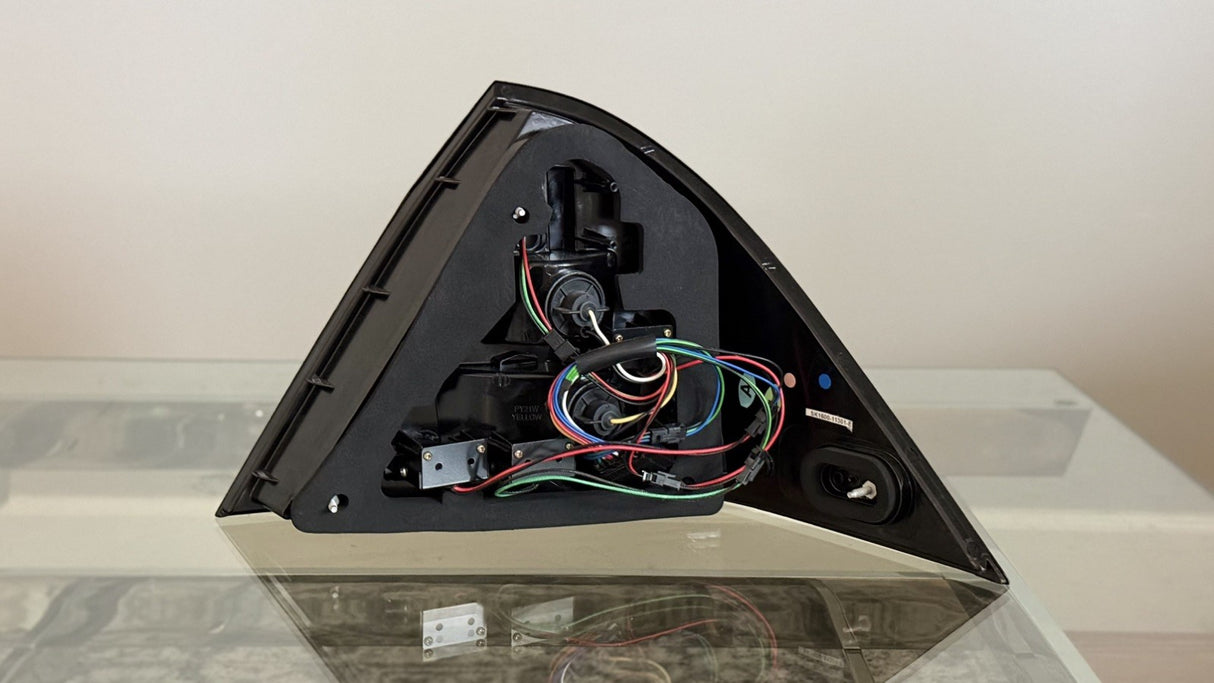 Mercedes-Benz W203 Chrome Clear LED Tail Lights (2001–2004) *READ DESCRIPTION