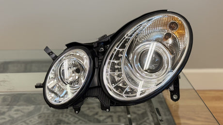 Mercedes Benz E-Class (W211) Chrome Headlight Set (2002-2006)*READ DESCRIPTION
