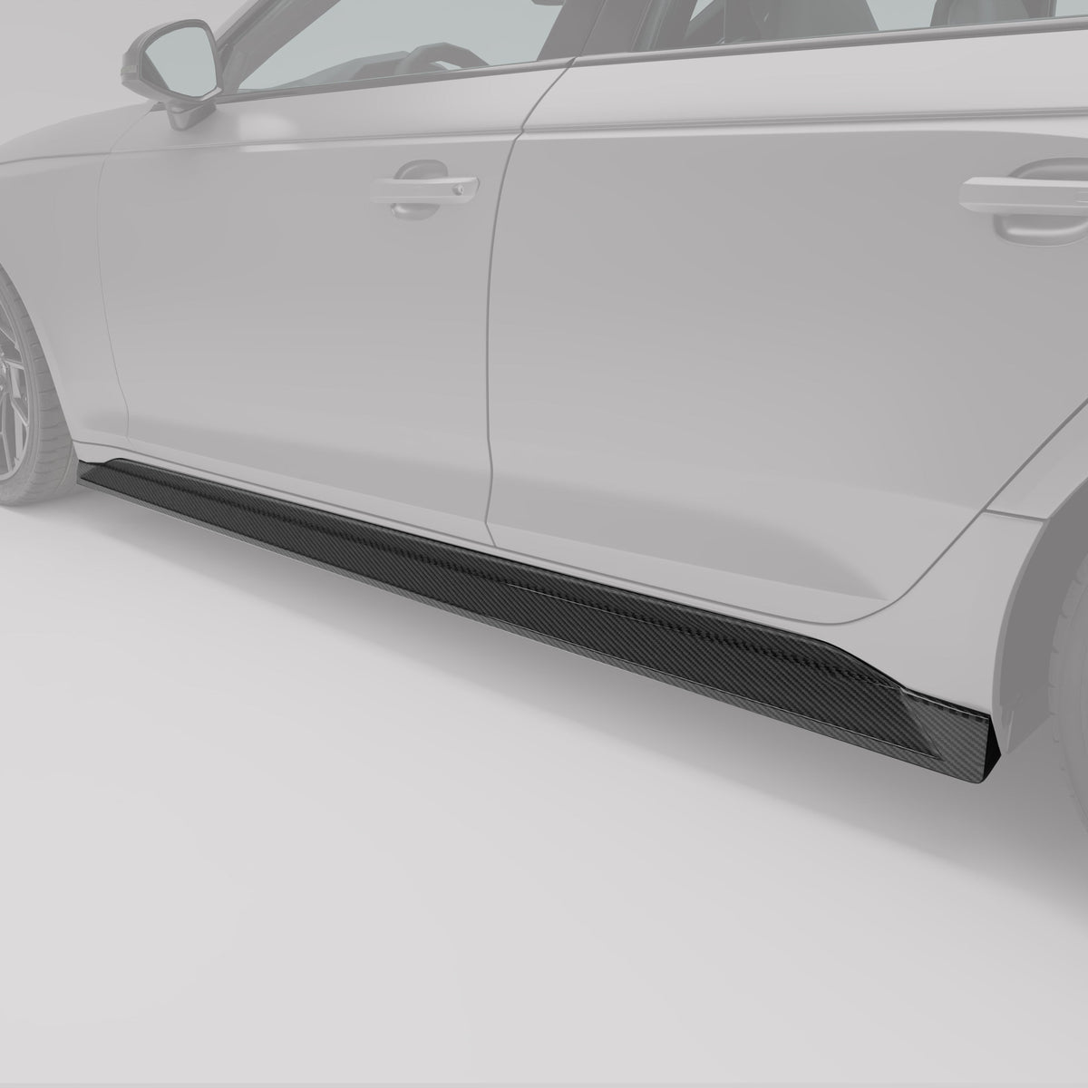 Audi RS4 B9.5 Facelift Carbon Fiber Side Skirts