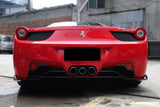 2010-2015 Ferrari Carbon Fiber Rear Lip Diffuser Carbonado (AV) Fits: 458 Italia and Spider