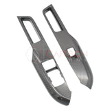 Real Carbon Fiber Window Switch Control Trim Covers V2 for 2024+ Ford Mustang