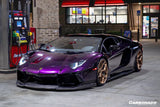 2011-2016 Lamborghini Aventador Style Carbon Fiber Side Skirts Carbonado (DM) Fits: LP700 Coupe and Roadster