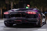 2011-2022 Lamborghini Aventador Style Carbon Fiber Trunk Spoiler Carbonado (DM) Fits:LP700, LP720, LP740, LP750SV, Coupe and Roadster