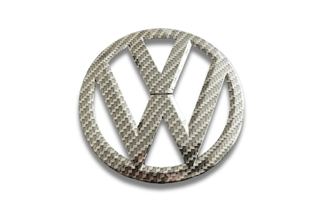 VW Golf 7 - Base, GTI, R - Carbon Fiber Look Emblem Set (2013-2017) - K2 Industries
