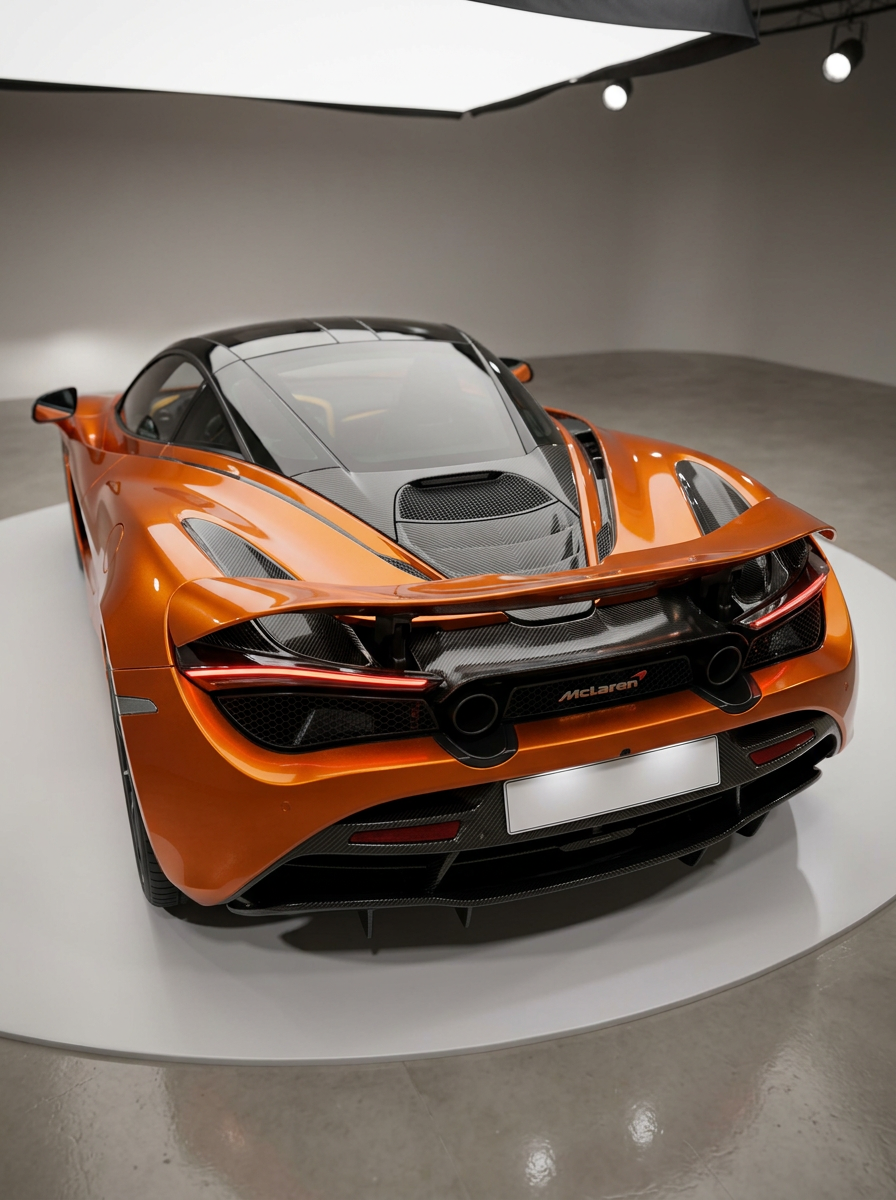 McLaren 720S Spider Dry Carbon Fiber Fender Intake Covers 2017 - 2019 Pair