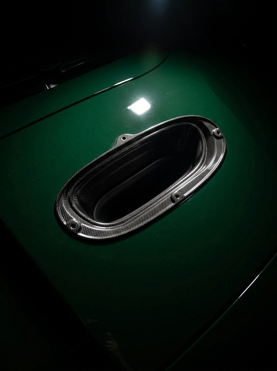 2019 Ferrari F8 Tributo Spider Sports Style Bolt-On Hood Vents - Dry Carbon Fiber