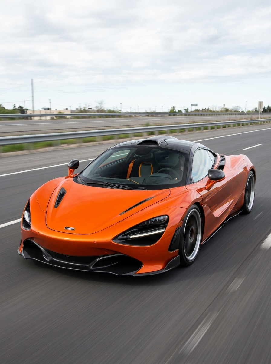 McLaren 720S Dry Carbon Fiber Roof Scoop Sports Style 2017 - 2019