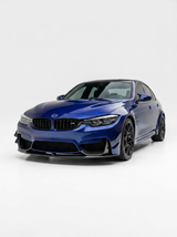 BMW 3 Series F80 M3 F82 F83 M4 M Performance Style Carbon Fiber Front Lip (2015 - 2019)